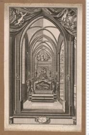Altaraufbau (bez:) Johann. Georg. Bruder delin. Göz et Klauber ... sc. Aug. Vind.