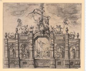 8 Bl. aus Gevaerts, Pompa Introitvs ... Ferdinandi: Nr. 11, 25, 33, 43, 94, 99, 108, 147.