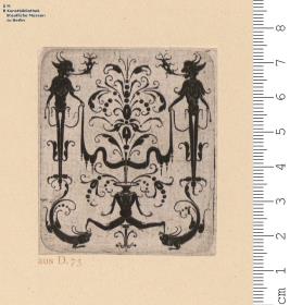 (1) 2 Blatt einer Folge Grotesken