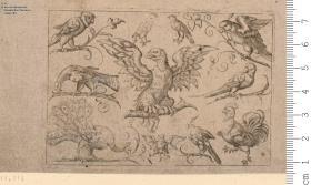 3 Blatt Nachstiche auf 1 Blatt Nr. 1, 2, 4; Nr. 1 bez: Christof Schmidt fecit et ex. 1675 (ausradiert).