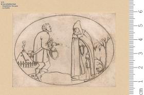 Bossen Bvechlein . Fecit Iacobvs Beytler In Ravenspvrg . An^BFo 15.88 . Titel u. 3 Bl. Ovale mit Figuren, bez: I B.