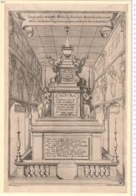 Iconographia coenotaphij ... Mariae Caesiae Ducissae ab Altaemps (Hohenems), in D. Apollinaris ... sacra Aede positi ... 1609 ... Marc. Antonius Magnus Inuent.