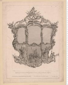 Deßin de Carosse d'Ambaßsadeur, inventé et fait par Vanerve Sculpteur. Cevend a Paris chés Francois ... Et chés Demarteaux ... Paty sc.