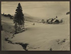 Schneelandschaft, Erzgebirge