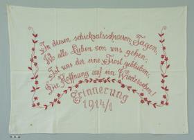 In diesen schicksalsschweren Tagen...