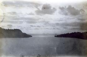 "Blick auf die Insel Popoko."