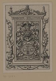 Symbolum Bibliotheca Boguslaw v. Garczynski