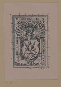 Bibliothekszeichen von Dr. Hch. CL. Geier