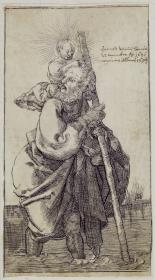 Hl. Christophorus, Kopie nach Dürer