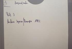 Archiv Syrien/Europa 1982