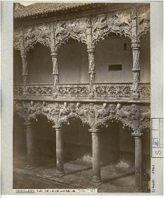 Guadalajara, Palast des Infanten, Innenhof, Detailansicht