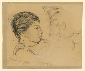Studie eines kleinen Mädchens (Käthe Liebermann)