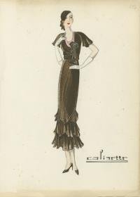 Tageskleid von Bernard et C.ie, Modell Calinette