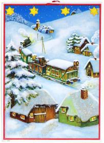 o.T. [Zug in Schneelandschaft, Nr. 3053]