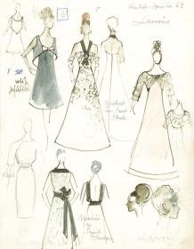 Kollektionsübersicht der Modelle von Lanvin, Paris, H/ W 1962/ 1963