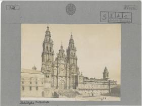 Santiago de Compostela, Kathedrale, Gesamtansicht von West