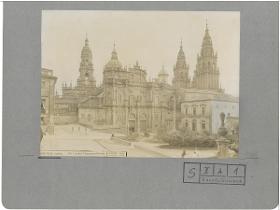 Santiago de Compostela, Kathedrale, Gesamtansicht von Nord
