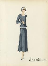 Ensemble von Bernard et C.ie, Modell Ange Bleu
