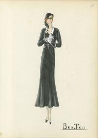 Tageskleid von Bernard et C.ie, Modell Bon Ton