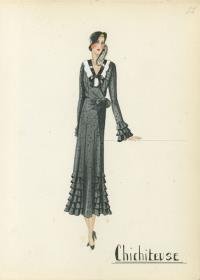 Tageskleid von Bernard et C.ie, Modell Chichiteuse
