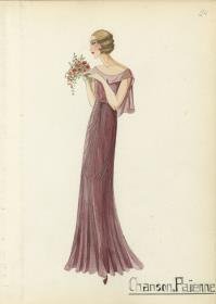 Abendkleid von Bernard et C.ie, Modell Chanson Païenne