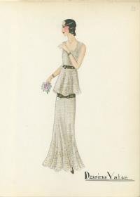 Abendkleid von Bernard et C.ie, Modell Dernière Valse