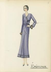 Tageskleid von Bernard et C.ie, Modell Éminence