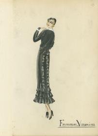 Tageskleid von Bernard et C.ie, Modell Femme Varie
