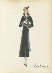 Mantel von Bernard et C.ie, Modell Footing