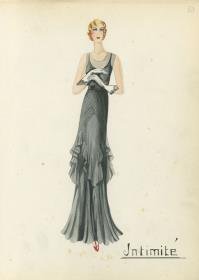 Abendkleid von Bernard et C.ie, Modell Intimité