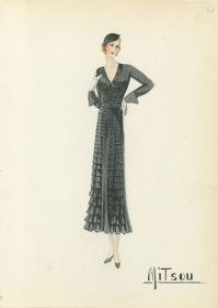 Tageskleid von Bernard et C.ie, Modell Mitsou