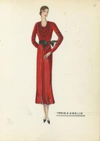 Tageskleid von Bernard et C.ie, Modell Majunga