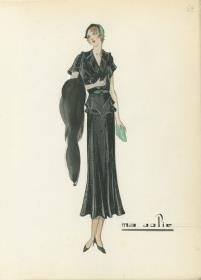 Tageskleid von Bernard et C.ie, Modell Ma Jolie