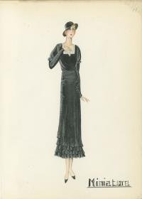 Tageskleid von Bernard et C.ie, Modell Miniature