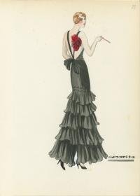 Abendanzug von Bernard et C.ie, Modell Sénorita