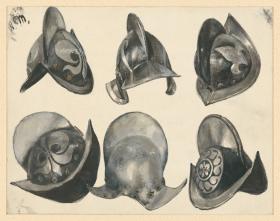Sechs Helme