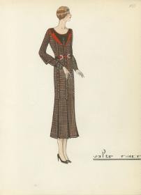 Tageskleid von Bernard et C.ie, Modell Volte Face