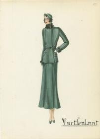 Ensemble von Bernard et C.ie, Modell Vert Galant