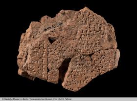 Fragment der ersten Tafel des Gilgamesch-Epos