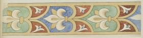 Skizzenbuch Italienreise, Messina, Dom, Detail der bemalten Holzdecke