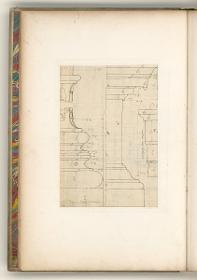 Rom, Pantheon, Details aus dem Innenraum; Verso: Details der Säulenordnung des Portikus