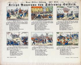 Neue Bilderzeitung. 48tes Bild. Kriegs-Panorama von Schleswig-Holstein.