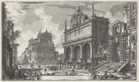 Ansicht der Fontana Acqua Felice (aus: Vedute di Roma)