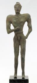 Minoische Statuette eines gegürteten Jünglings
