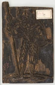Landsknecht mit rundem Hut
