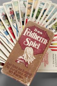 Das Feldherrn-Spiel. Das Spiel der Zukunft für Jung und Alt! 40 Karten.