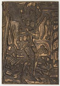 Schmerzensmann in ganzer Figur mit den Arma Christi