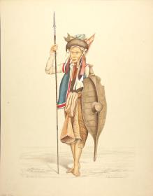 Krieger von der Insel Nias