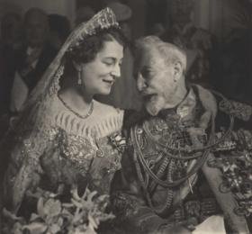 Kaiser Wilhelm II. mit Kira Kirillowna Romanowa am 4. Mai 1938