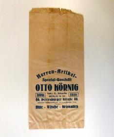Herren-Artikel-Spezial-Geschäft Otto Körnig.
